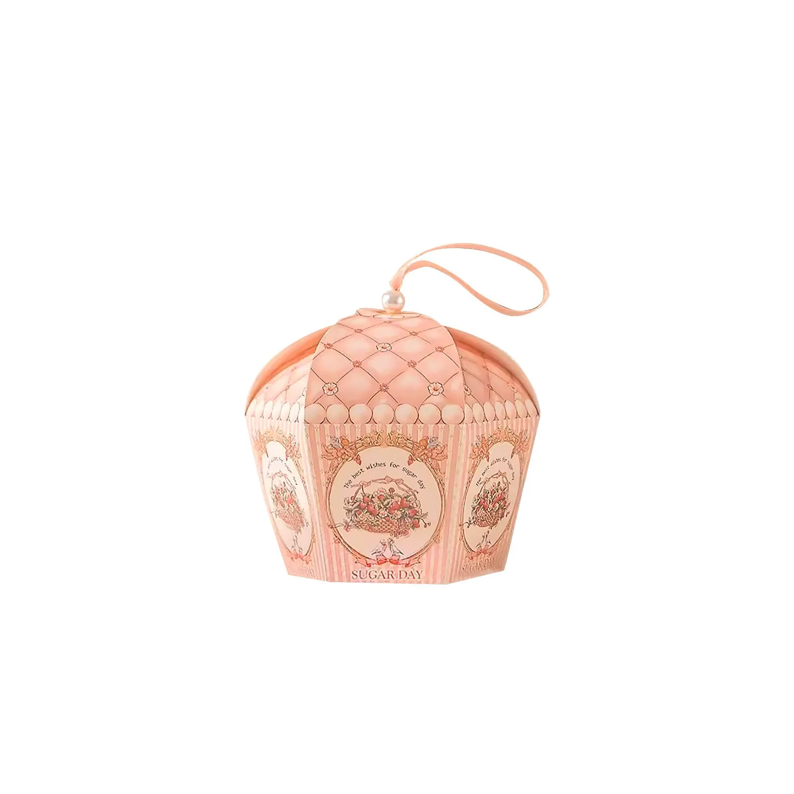 Pearl Flower Gift Box Set of 10, Reusable Birthday Chocolate Gift Box