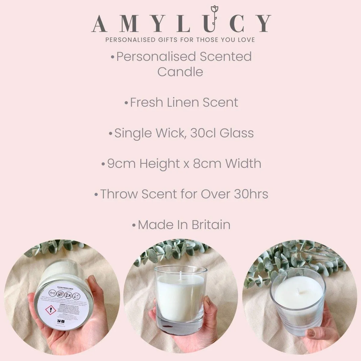 Personalised Auntie Christmas Candle, Auntie Candle Gift, Christmas Aunty Candle Gift, Aunt Christmas Gifts, Scented Candles,Christmas Gift