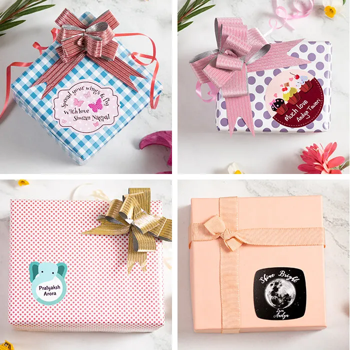 Personalised Gift Sticker - Bloom - Set of 60