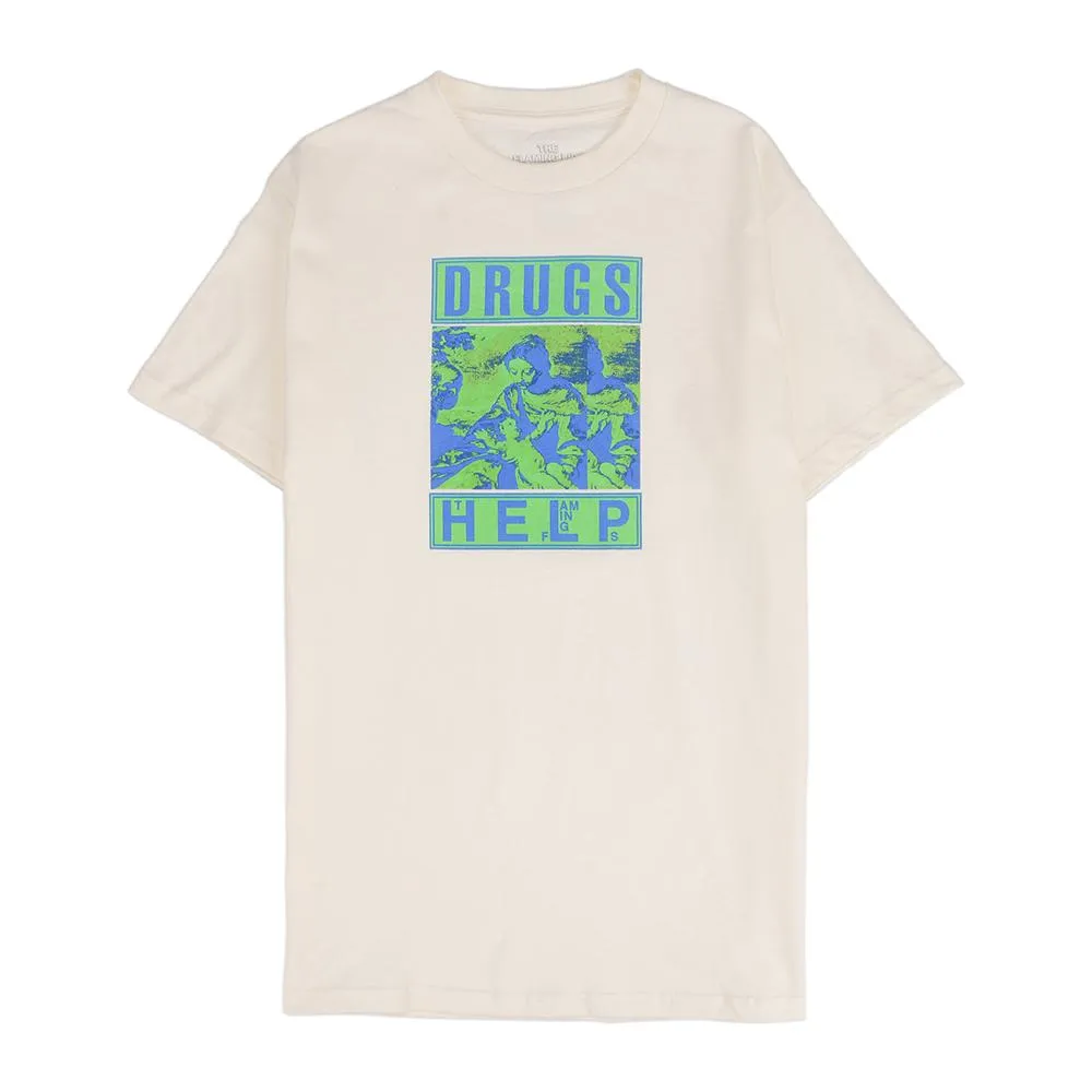 Pleasures Drugs Help T-shirt / Crème