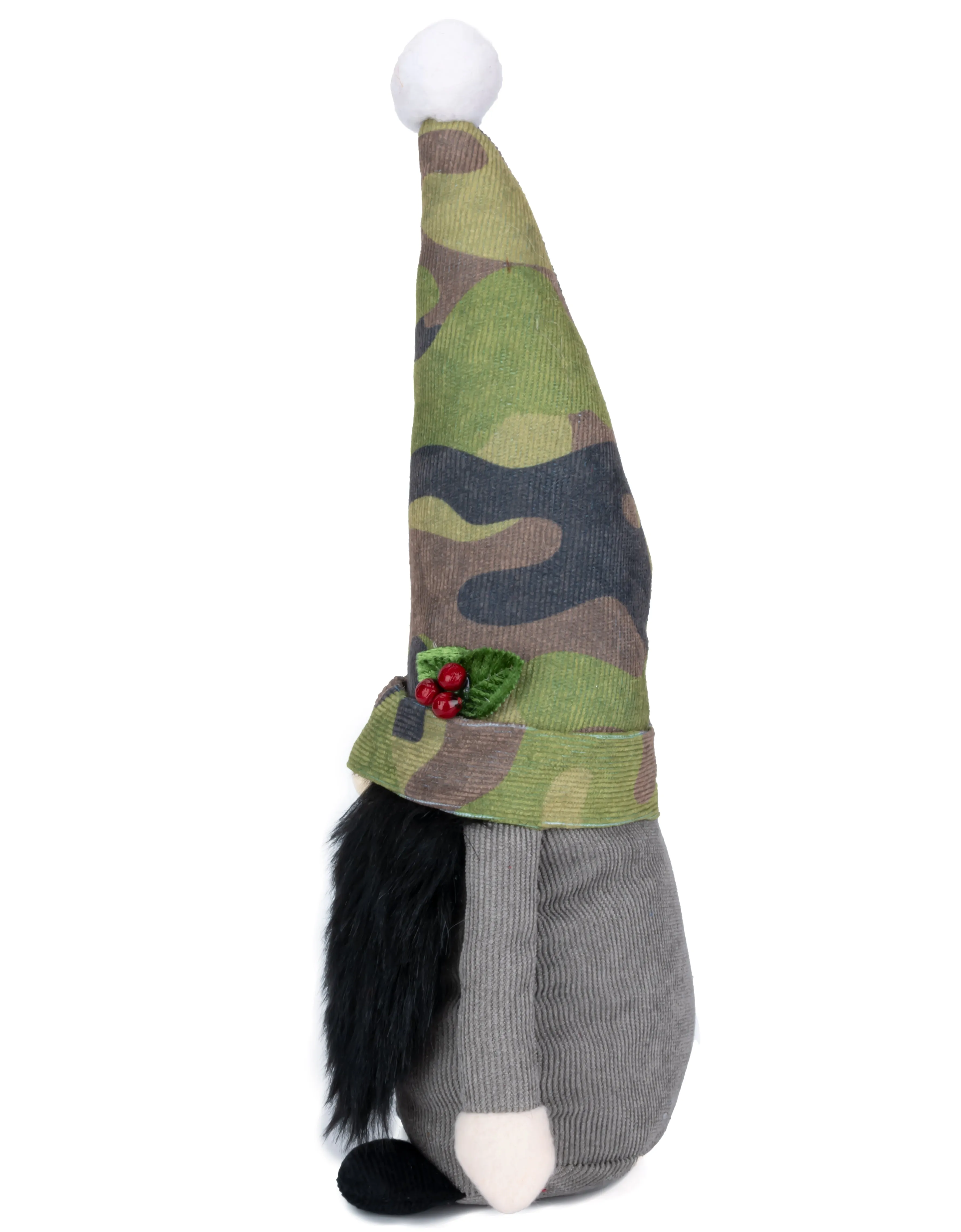 Plush Military Gnome for General and Army Decorations