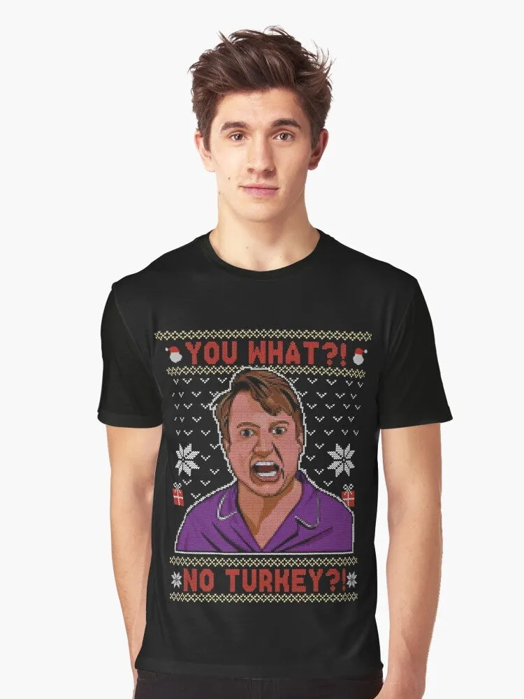 "Peep Show" Funny Christmas Graphic T-Shirt