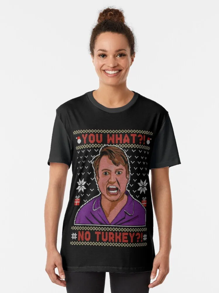 "Peep Show" Funny Christmas Graphic T-Shirt