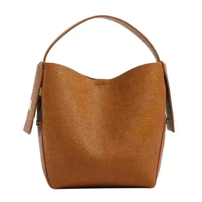 Simple Vintage Commuter Women Handbags Business Small Crossbody Shoulder Bags Fashion Trend Luxury Leather Bags