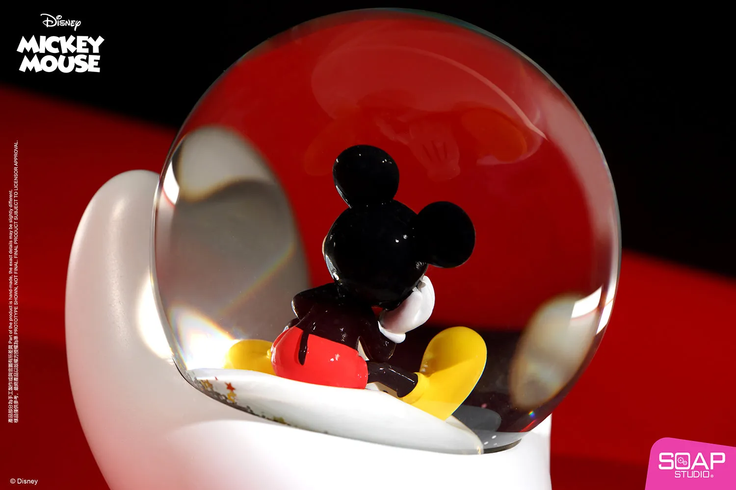 Soap Studio DY308 Mickey Mouse Magic Bubble Snow Globe