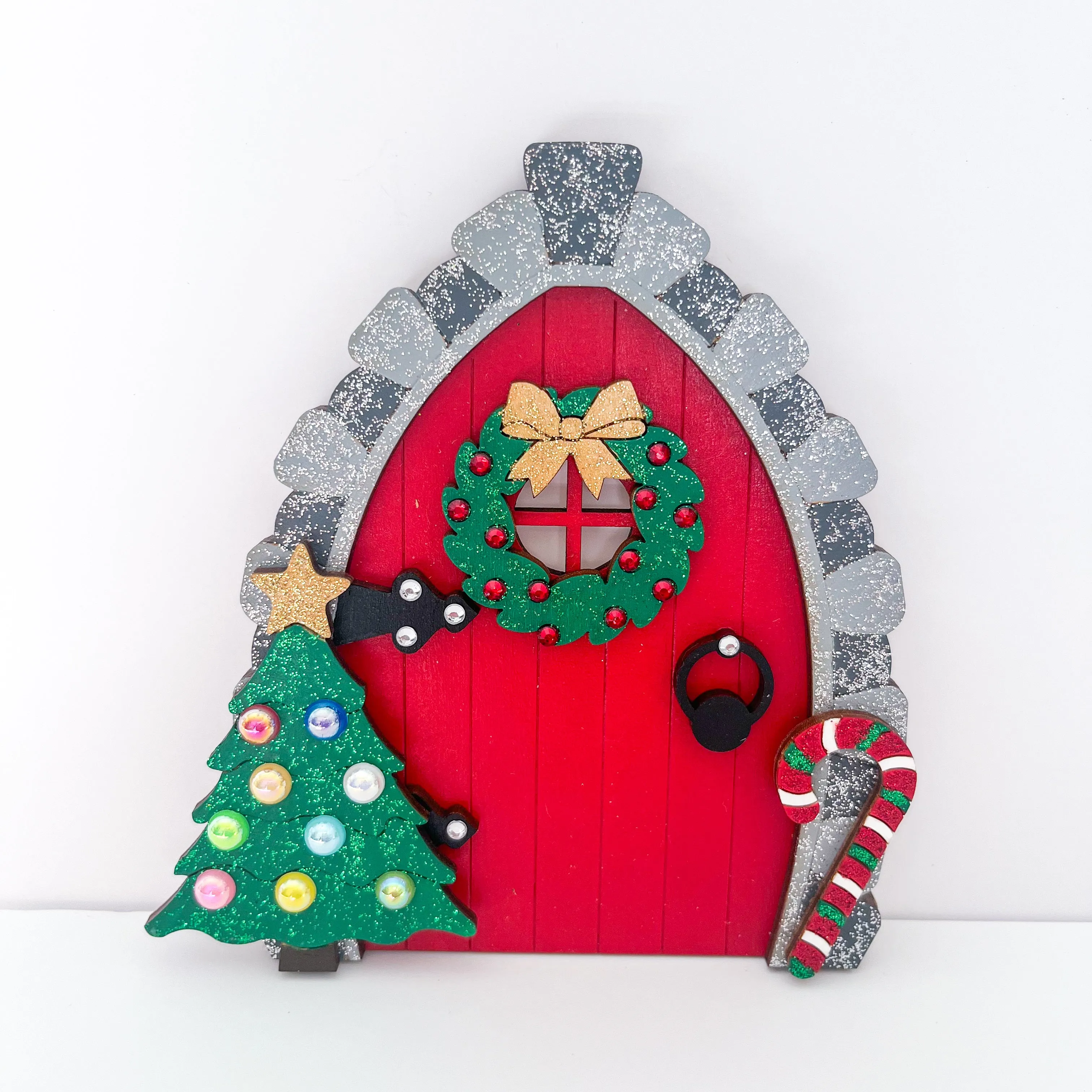 Traditional Christmas Fairy Elf Door