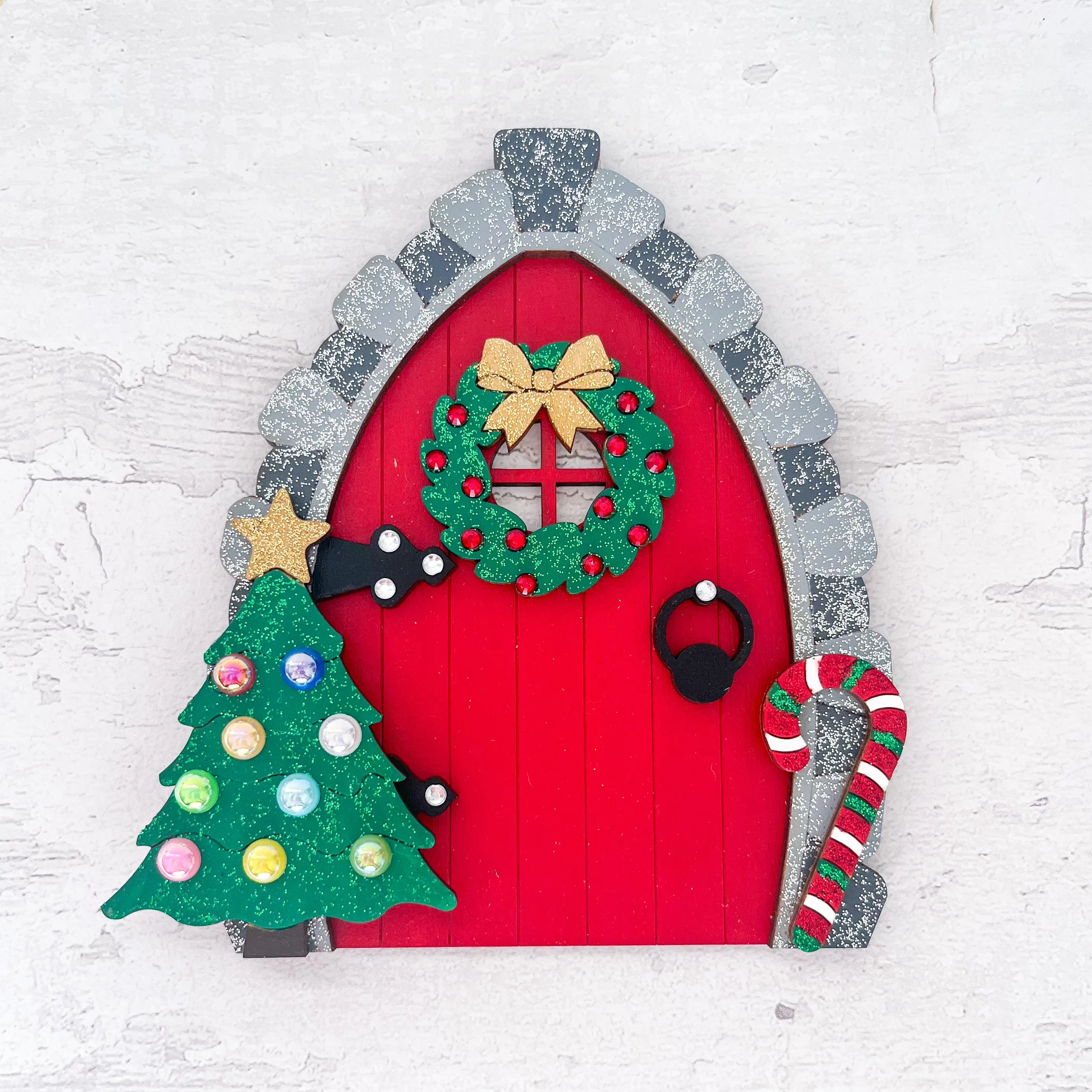 Traditional Christmas Fairy Elf Door