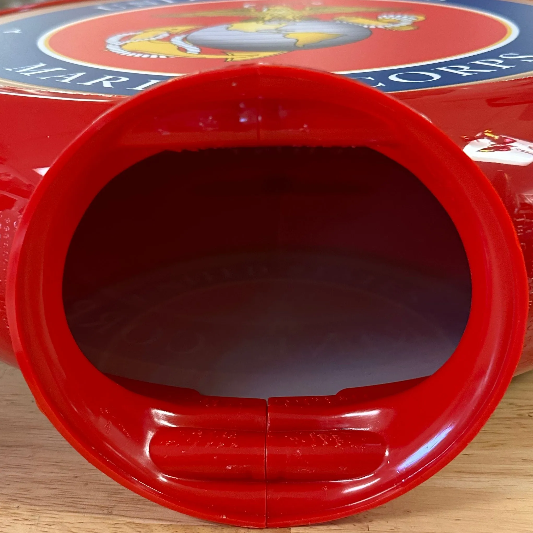 United States Marine Corps Reproduction Poly Plastic Gas Pump Globe