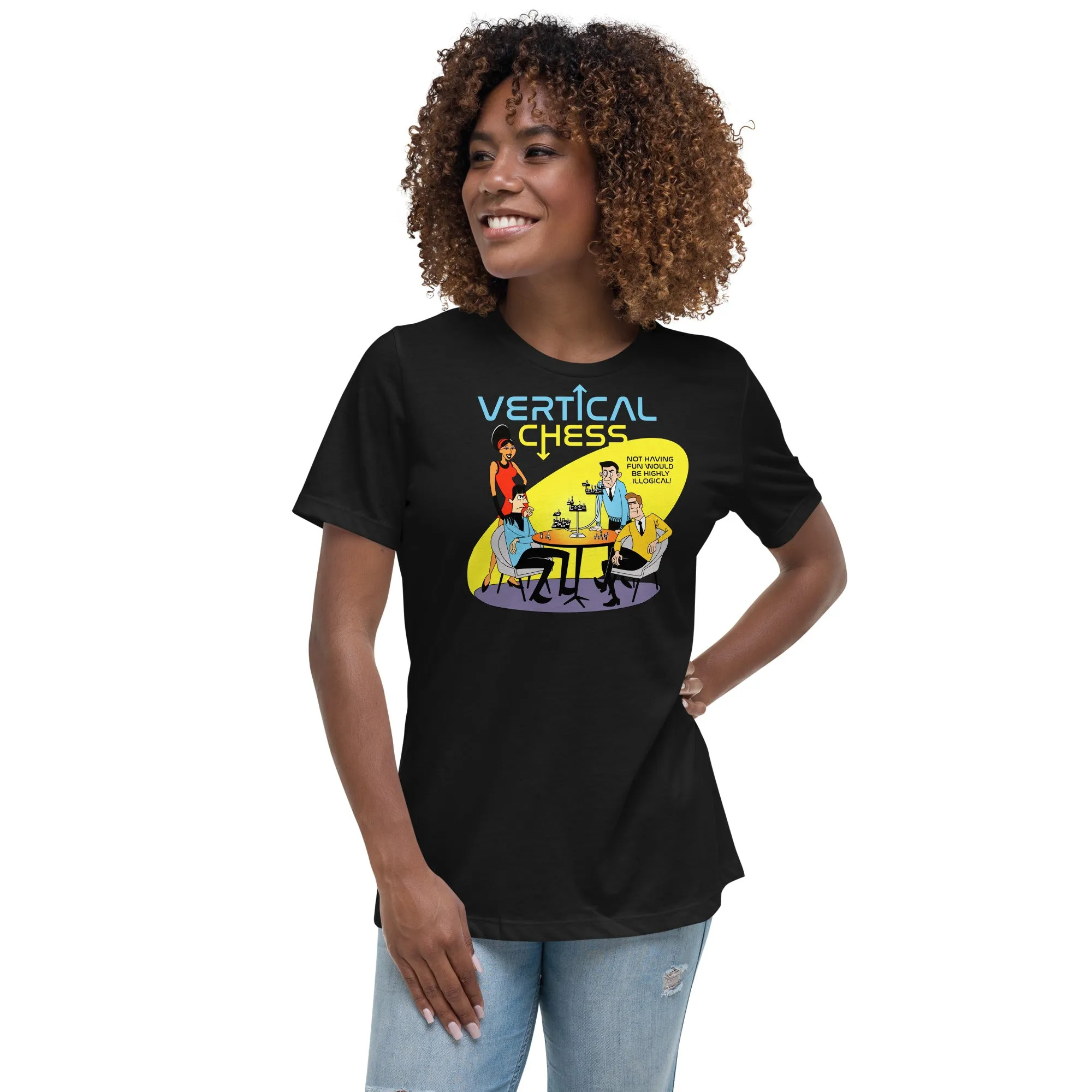 Vertical Chess Femme T-Shirt